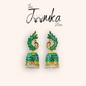 Bridal Joomka- Green and gold